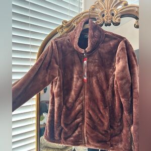 Buttery soft rose gold jacket - perfect for Fall! 🍁